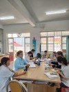 Đoàn làm việc tại Trạm Y tế Lộc Phát